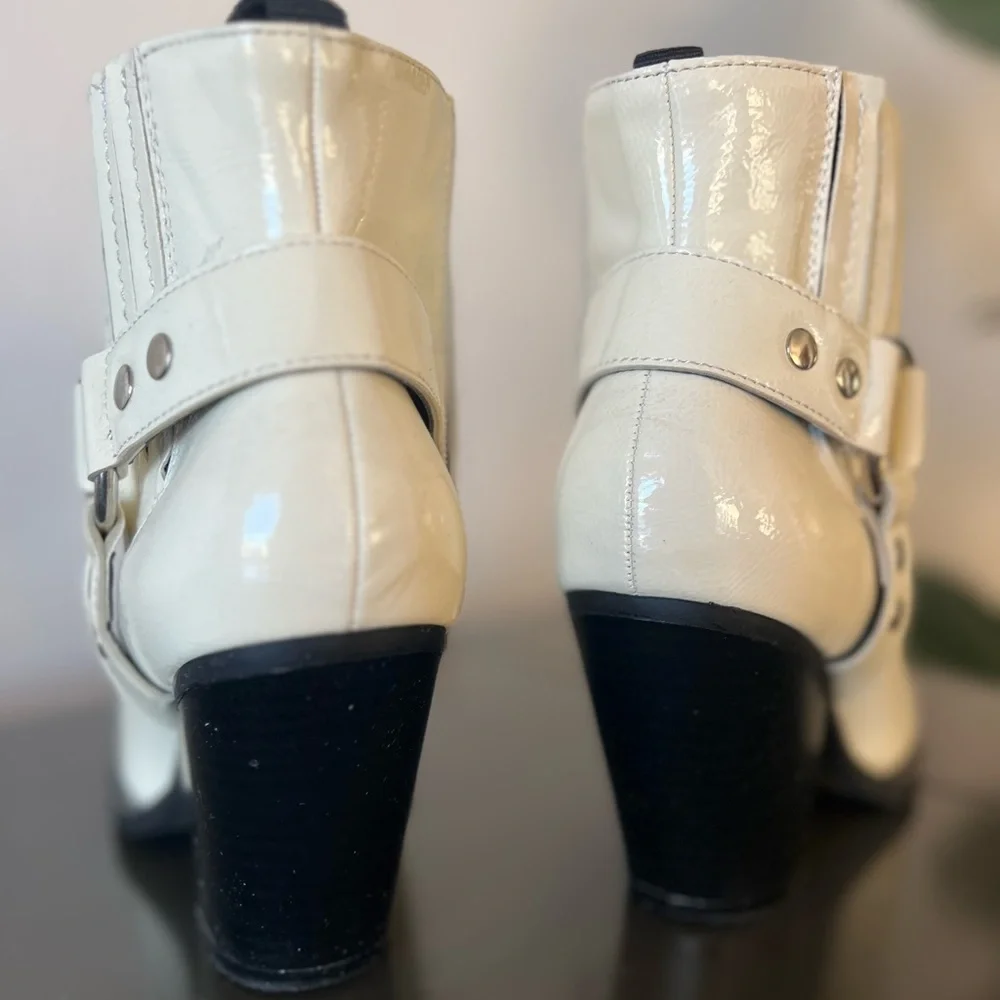 White patent leather booties - Picture 5 of 7